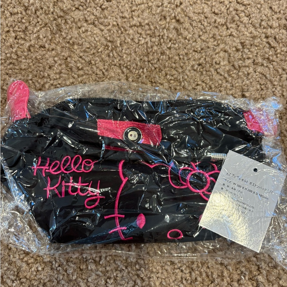 New Hello Kitty Black and Pink Kids Accessory Bag